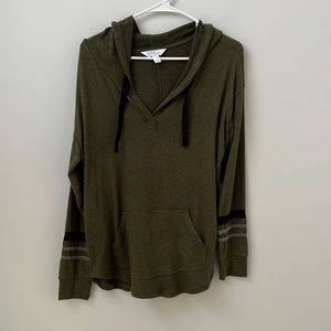 Kallon brushed knit hoodie